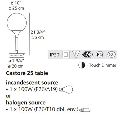 Castore Table Lamp