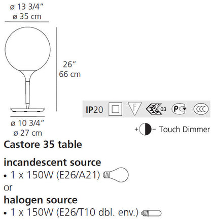 Castore Table Lamp